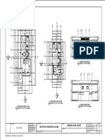 Measurements and labels for architectural floor plan