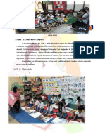 PART I. Narrative Report: West Poblacion Elementary School