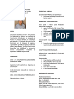 Curriculum Vitae - Oscar Molina Salgado