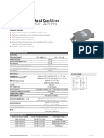 Combiners and Filters Outdoor Dual Band Combiner 1710-1880 and 1920-2170 MHZ