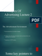 Principles Of Advertising Lecture 2