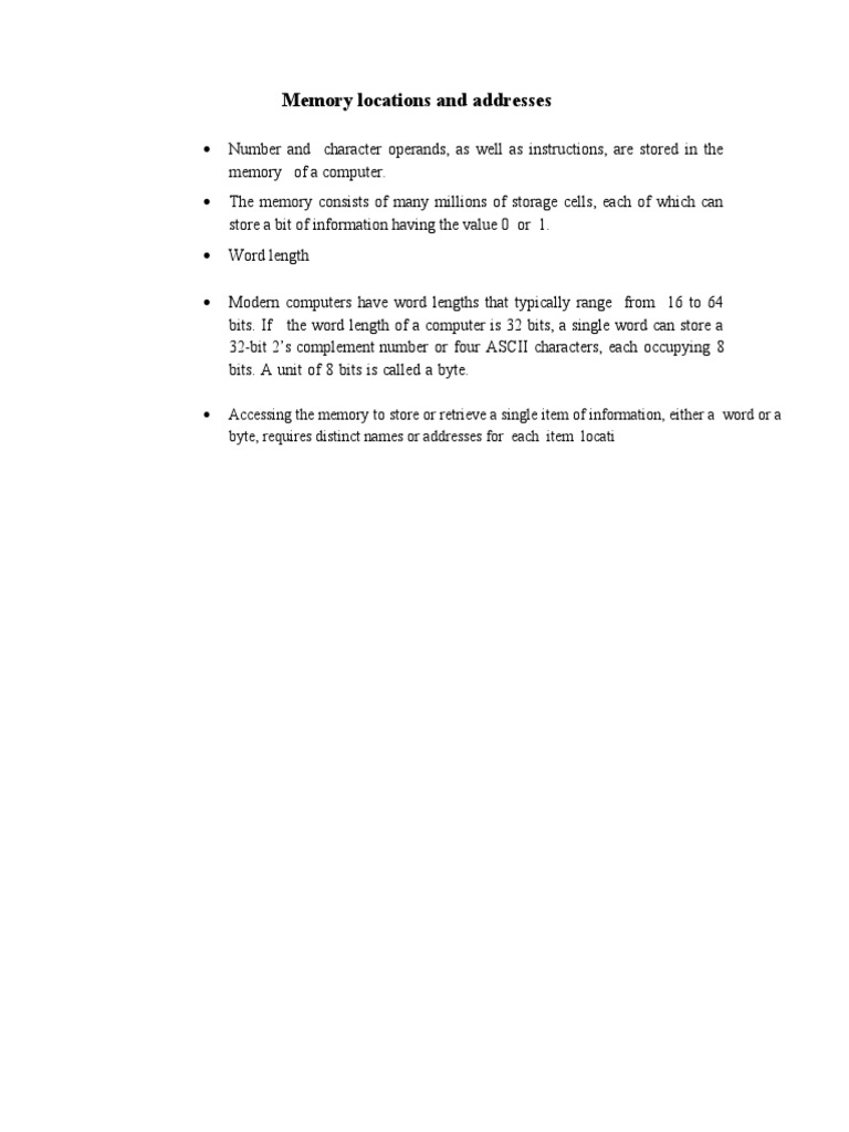 Memory Addressing and Alignment | PDF | Computer Engineering ...