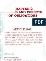 Nature and Effects of Obligation