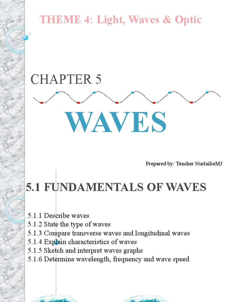 5.1 Fundamentals of Waves | PDF | Waves | Frequency