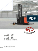 CQE12R CQE15R: Electric Stacker 1.2/1.5t