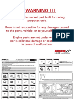 Koso Honda Grom 4cyl Head Instructions MC623000