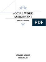 Social Worker Assignment