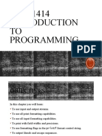 Lecture - 06 - Formatted Input Output