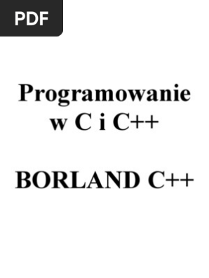 Programowanie W Borland Builder C