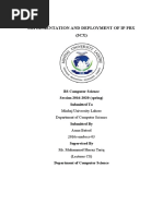 Implementation and Deployment of Ip PBX (3CX) : BS Computer Science Session 2016-2020 (Spring) Submitted To