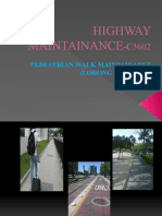 Chapter 5 - Pedestrian Walk Maintenance