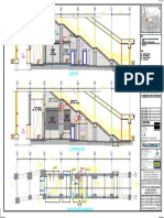 Key plan for pedestrian bridge block work