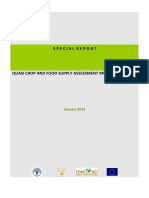 Sudan Quasi Crop and Food Supply Assessment Report-Jan 2012