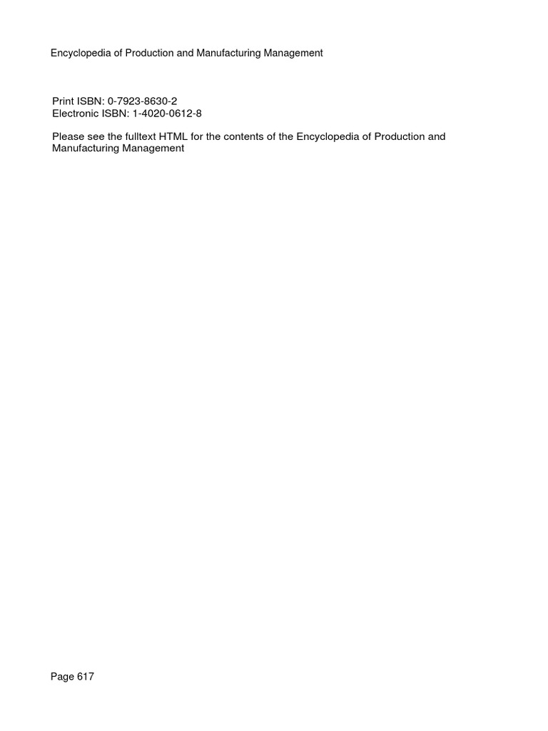 Production and Manufacturing Management Guide | PDF