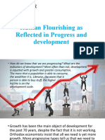 Human Flourishing As Reflected in Progress and Development