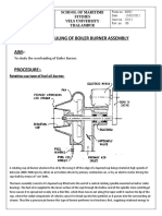 Overhauling of Boiler Burner Assembly AIM