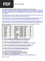 Board Questions and Answers Q No 5 of 7 SQL Worksheets With Answers