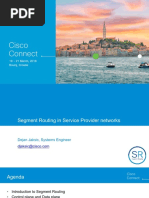 Segment Routing in Service Provider Network - Dejan Jaksic