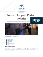 Needed For Your Perfect Website