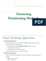 Clustering Partitioning Methods