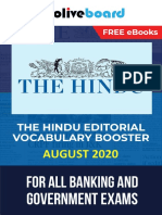 Hindu Vocab August 2020 PDF