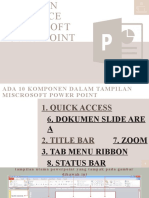 Tampilan Interface Miscrosoft Power Point