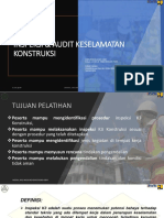 INSPEKSI K3 DAN AUDIT DI TEMPAT KERJA