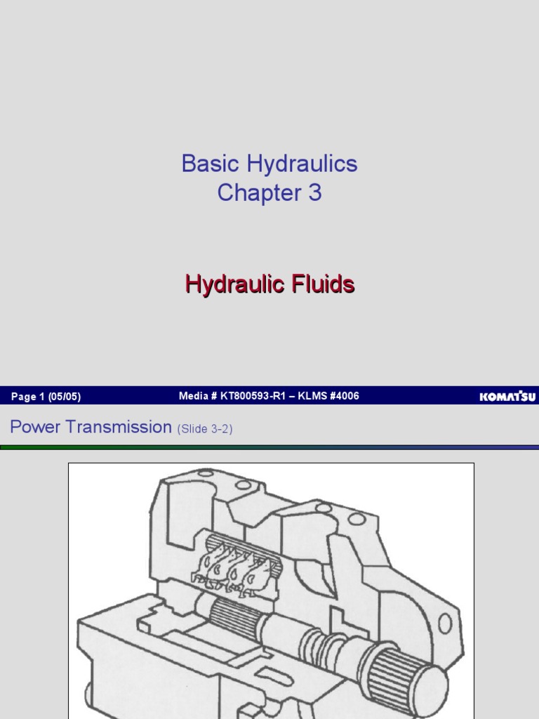 An InDepth Look at Hydraulic Fluids Properties, Testing