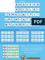 Hiragana Cheat Sheet PDF