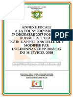 Annexe Fiscale 2018