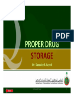 Proper Drug Storge