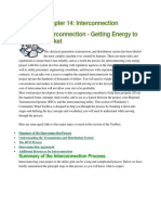 Chapter 14: Interconnection Interconnection - Getting Energy To Market