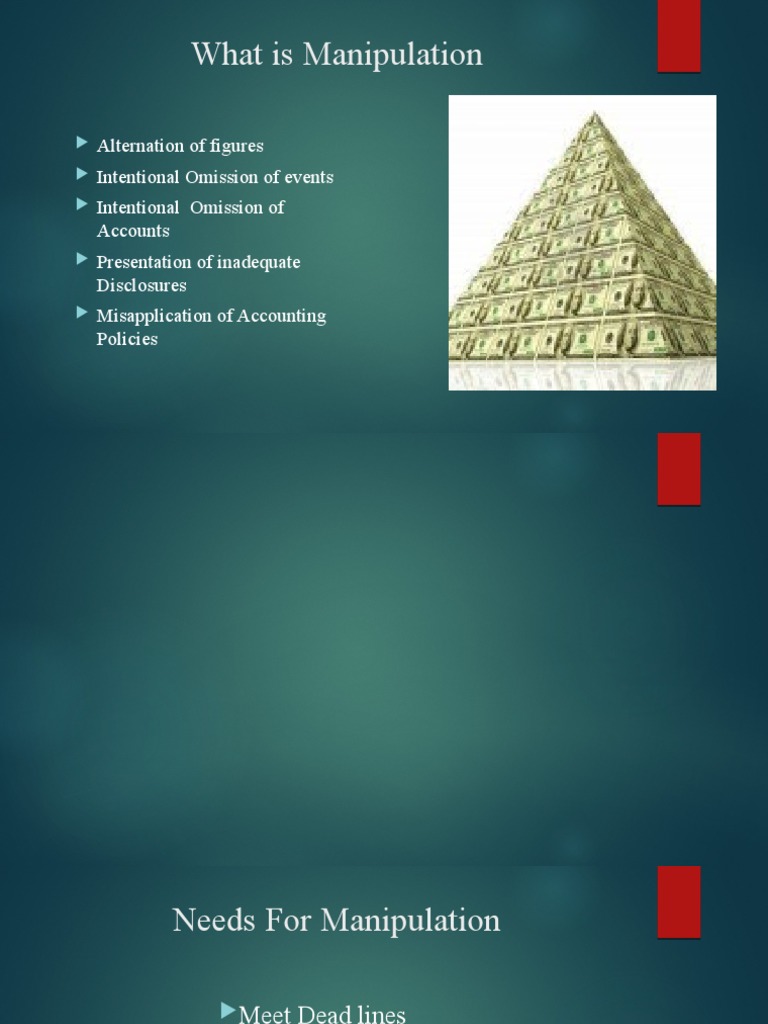 Understanding Financial Manipulation Risks | PDF | Pricewaterhouse ...