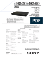 Service Manual: HBD-E190/E290/E490/E690