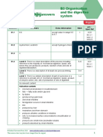 B3 Organisation and The Digestive System Exam-Style Answers: WWW - Oxfordsecondary.co - Uk/acknowledgements