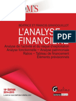 Les Zooms. Analyse Financière 2014-2015 - 18e Édition by Béatrice GRANDGUILLOT, Francis GRANDGUILLOT