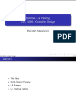 Csc3205-Bottomup-Parsing