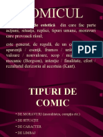 AEL 1 Nou - COMICUL, TIPURI DE COMIC