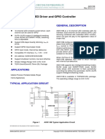 10-LED Driver and GPIO Controller: Features General Description