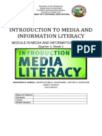 Introduction to Understanding Media and Information Literacy