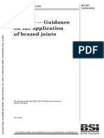 BS EN 14324-2004 - Guidance On The Application of Brazed Joints PDF