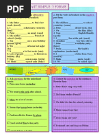 Past Simple: 3 Forms: Affirmative Negative