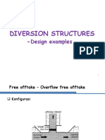 Divertion Structures - Design Examples