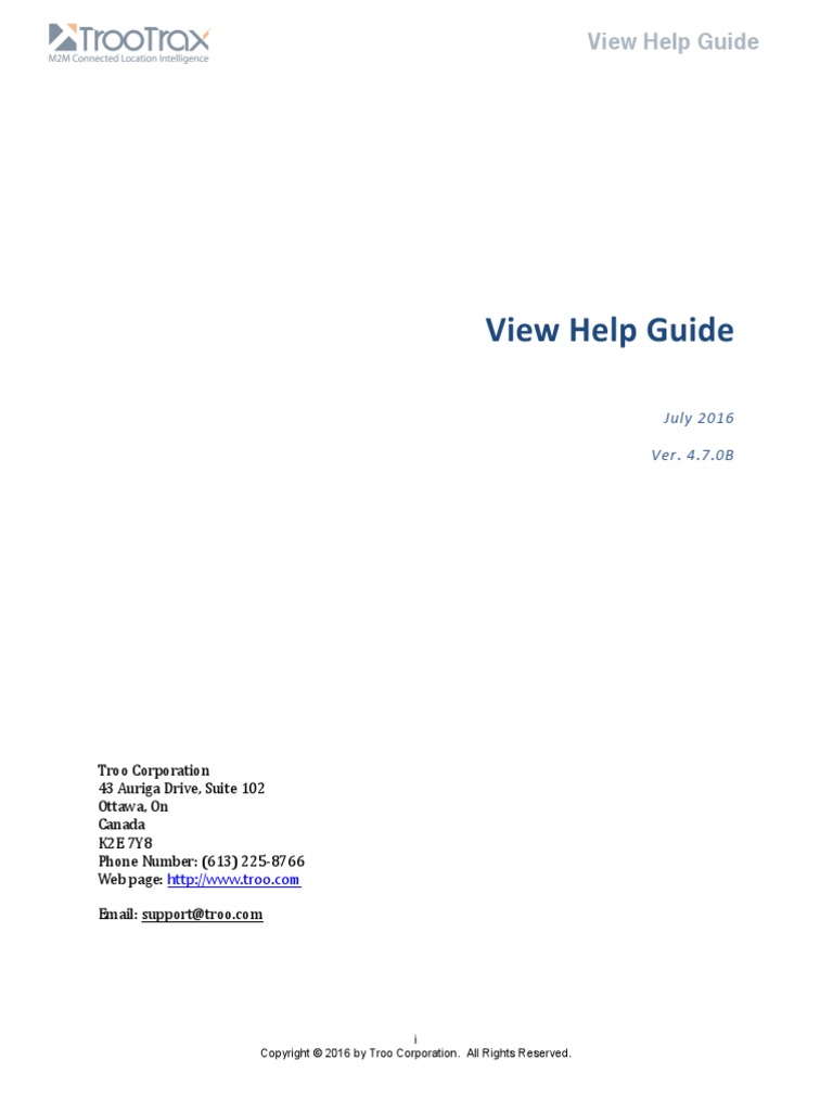 2016-06 V4.7.0 View Help Guide | PDF | Computing | Weather
