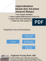 Mempertahankan Kemerdekaan Dari Ancaman Disintegrasi Bangsa Bagian 2