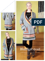 Blanket Coat: A Tribal Inspired Coat Made From Boiled Wool and An Up-Cycled Blanket