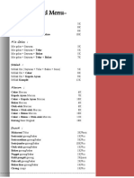 Cover Menu Makanan