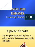 English Idioms - Listening Practice (With Sound) - 2