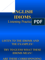 English Idioms - Listening Practice (With Sound) - 1