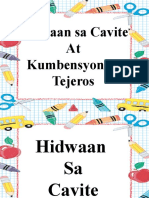 Hidwaan Sa Cavite at Kumbensyon Sa Tejeros